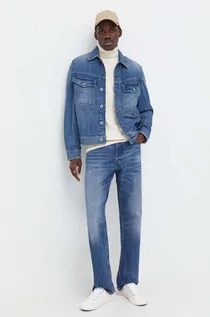 Kurtki męskie - G-Star Raw kurtka jeansowa męska kolor niebieski przejściowa - grafika 1