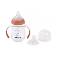 Butelki dla niemowląt - Beaba Butelka treningowa 2 w 1 tritanowa 210 ml - miniaturka - grafika 1