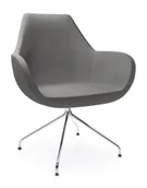 Fotele i krzesła biurowe - Fotel biurowy, konferencyjny Fan 10H Chrom - miniaturka - grafika 1