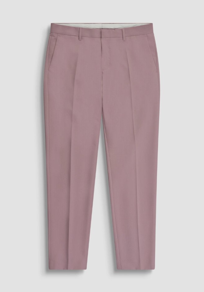 pantalone misto wiskoza męskie różowy