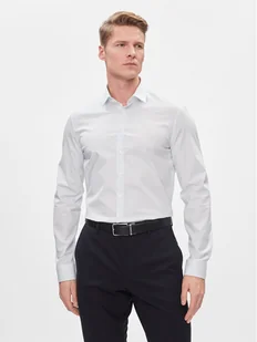 Calvin Klein Koszula K10K112311 Biały Slim Fit - Koszule męskie - miniaturka - grafika 1