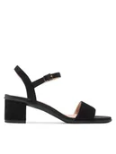 Sandały damskie - Geox Sandały D Aurely 50 B D25RXB 00021 C9999 Czarny - miniaturka - grafika 1