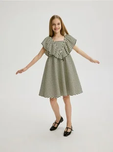 Reserved - Sukienka z dodatkiem wiskozy - wielobarwny - Sukienki i spódniczki dla dziewczynek - miniaturka - grafika 1