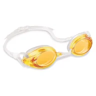 Pływanie - Okularki do pływania okulary na basen żółte Intex 55684 - miniaturka - grafika 1