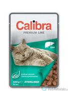 Mokra karma dla kotów - CALIBRA Cat Premium Sterilised Liver 100g - miniaturka - grafika 1