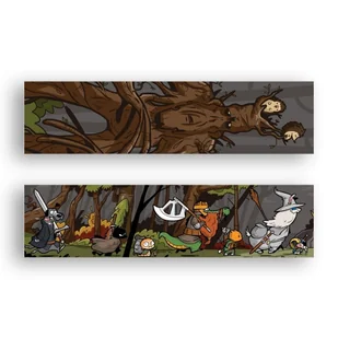 Zakładka kartonowa - Zwierzyniec Pierścienia - gadżet - Zakładki do książek - miniaturka - grafika 1