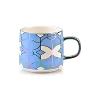 Kubki - AFFEKDESIGN AFFEKDESIGN NEO GEO KUBEK NIEBIESKI 410 ML PORCELANA HTPL3497 3 - miniaturka - grafika 1