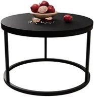 Ławy i stoliki kawowe - Industrialny Stolik Czarny Kawowy L6-E89 - miniaturka - grafika 1