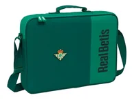 Torebki damskie - Safta REAL BETIS BALOMPIÉ - Portfele Outschool, Aktówka, Torba na ramię, Wygodny i wszechstronny, jakość i wytrzymałość, 38 x 6 x 28 cm, Woda zielona, M, Casual - miniaturka - grafika 1