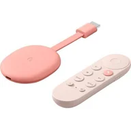 TV Box - Odtwarzacz multimedialny GOOGLE Chromecast 4K Różowy - miniaturka - grafika 1