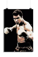 Plakaty - Plakat bokserski - Plakat Muhammad Ali - Plakat Postawa Walki - 61x91cm - Idealny do oprawienia w ramkę - miniaturka - grafika 1