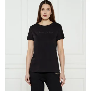 Armani Exchange T-shirt Regular Fit - Koszulki i topy damskie - miniaturka - grafika 1