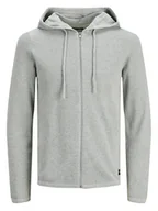 Swetry męskie - Jack & Jones Kardigan "Hill" w kolorze jasnoszarym - miniaturka - grafika 1