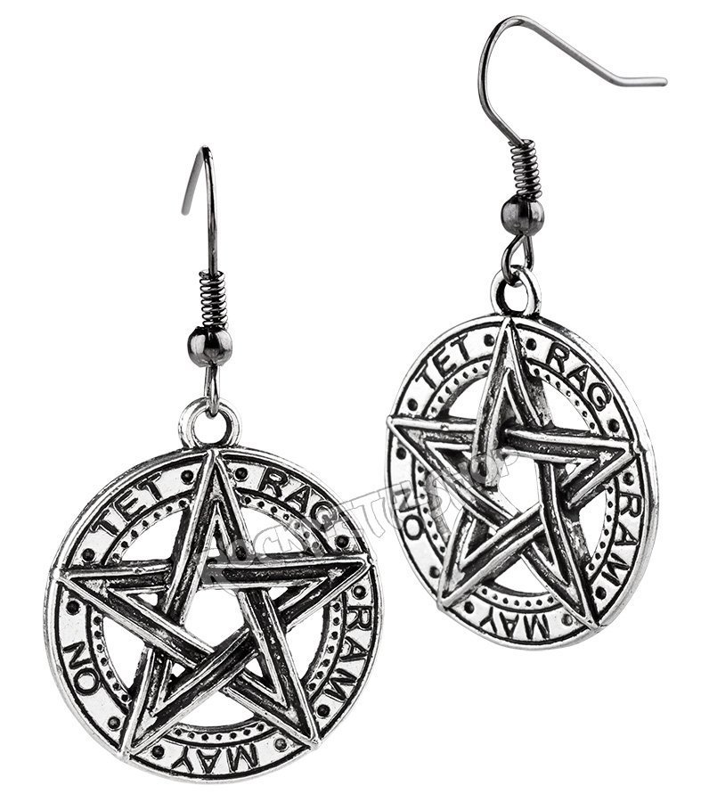 kolczyki PENTAGRAM