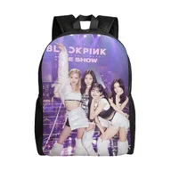 Torebki damskie - Plecak 980HE Blackpink Plecak szkolny Torba na książki dla dzieci Duża do biura szkolnego Lekka torba podróżna na zewnątrz na ramię980BE 16.1 X 11.... - miniaturka - grafika 1