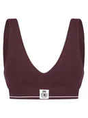 Biustonosze - Tommy Hilfiger Biustonosz top UW0UW06062 Bordowy - miniaturka - grafika 1