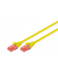 ASSMANN Digitus DK-1617  020/i 2 m Cat6 U/UTP (UTP) Żółty  przewód sieciowy (2 m, Cat6 U/UTP (UTP), RJ-45, RJ-45, męski/męski,) DK-1617-020/Y - Kable miedziane - miniaturka - grafika 2