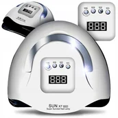 Lampy UV do paznokci - LAMPA DO PAZNOKCI 220W DO HYBRYD ŻELI UV LED SUN X7 DUAL MAX MODEL 2024 - miniaturka - grafika 1