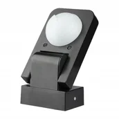 Alarmy - Czujnik Ruchu na podczerwień PIR 360° IP65 CZARNY Regulowany Nastawny Natynkowy V-TAC - miniaturka - grafika 1