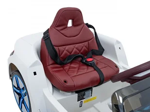 Autko BMW i4 na akumulator dla dzieci Biały + Wolny Start + EVA + Ekoskóra + Audio LED + Pilot - Pojazdy elektryczne dla dzieci - miniaturka - grafika 9