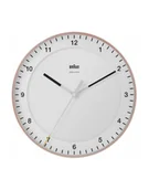 Zegary - Braun BC 17 PW DCF Radio wall clock pink/Kolor: BIAŁY - miniaturka - grafika 1