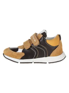 Primigi Skórzane sneakersy "Flipper" w kolorze brązowym - Buty dla dziewczynek - miniaturka - grafika 1