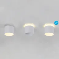 Lampy sufitowe - Näve Lampa sufitowa LED Trimes, możliwość ściemniania, biały / opal, salon / jadalnia, tworzywo sztuczne - miniaturka - grafika 1