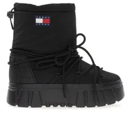 Śniegowce damskie - Buty Tommy Jeans Hybrid Boot EN0EN02601-BDS - czarne - Tommy Hilfiger - miniaturka - grafika 1