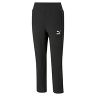 Spodnie damskie - Damskie Spodnie PUMA T7 HIGH WAIST PANTS 53826001 – Czarny - miniaturka - grafika 1
