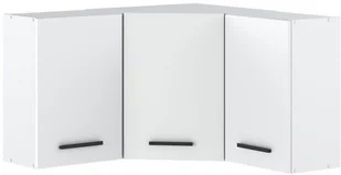 szafka kuchenna wisząca narożna nowoczesna modułowa 90cm blande biała mat - Szafki kuchenne - miniaturka - grafika 1