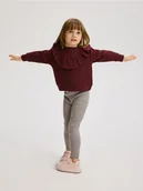 Bluzki dla niemowląt - Reserved - Koszulka z falbanką - bordowy - miniaturka - grafika 1