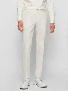 Boss Chinosy Broad1-W 50447070 Beżowy Slim Fit - Spodnie męskie - miniaturka - grafika 1