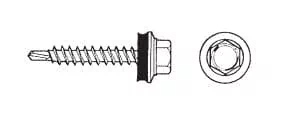 WKRĘT SAMOWIERTNY 4.8*70MM RAL 8004 - Wkręty - miniaturka - grafika 1