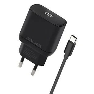 Ładowarka sieciowa 30W GaN USB-C + kabel USB-C, czarna - Ładowarki do telefonów Ładowarka sieciowa 30W GaN USB-C + kabel USB-C, czarna - Ładowarki do telefonów - miniaturka - grafika 1