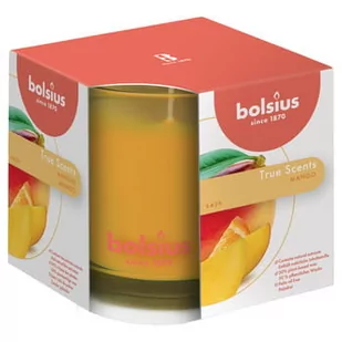 Bolsius Świeca zapachowa w szkle True Scents mango - Świece - miniaturka - grafika 1