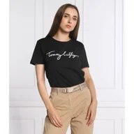 Koszulki i topy damskie - Tommy Hilfiger T-shirt | Regular Fit - miniaturka - grafika 1