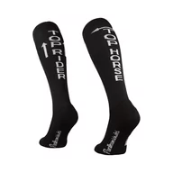 Skarpetki jeździeckie - Skarpety jeździeckie we wzory black/white SJP Comodo - miniaturka - grafika 1