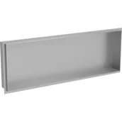 Półki łazienkowe - Mexen X-Wall-NR półka wnękowa bez kołnierza 90 x 30 cm, inox - miniaturka - grafika 1