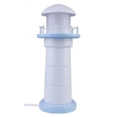 Wyposażenie pokoiku dziecięcego - Biało-niebieska mała lampka dziecięca LED latarnia - S186 M4-C88 - miniaturka - grafika 1