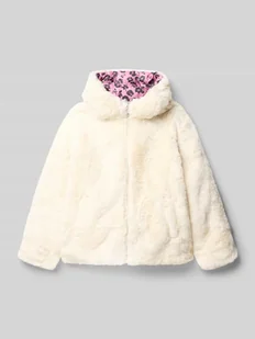 Kurtka dwustronna o kroju regular fit z imitacją futra - Kurtki i płaszcze dla dziewczynek - miniaturka - grafika 1