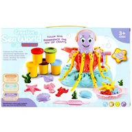 Masy plastyczne - Masa plastyczna z akcesoriami Ośmiornica 3+ Mega Creative Uniwersalny - miniaturka - grafika 1