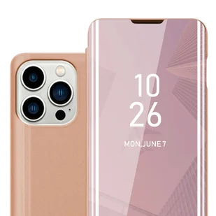 Etui na telefon komórkowy Cadorabo do Apple iPhone 14 PRO MAX w kolorze różowym Pokrowiec ochronny Backcover Etui Booklet - Etui i futerały do telefonów - miniaturka - grafika 1