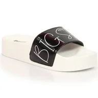 Klapki i japonki damskie - Klapki Big Star JJ274A276 INT1809B czarne - miniaturka - grafika 1