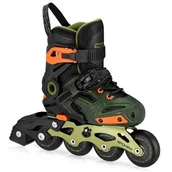 Rolki - Spokey FREESPO KIDS Łyżworolki 35-38 GR - miniaturka - grafika 1