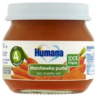 Desery dla dzieci - Humana 100% Organic Marchewka puree - 80g - miniaturka - grafika 1