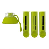 Wkłady filtrujące - Dafi Zestaw 3 filtrów do butelki Dafi Soft, zielone + zakrętka - miniaturka - grafika 1