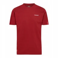 Koszulki męskie - KOSZULKA męska z nadrukiem T-SHIRT CAMPUS SKYTH bawełniana bordowa L - miniaturka - grafika 1
