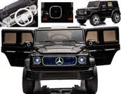 Pojazdy elektryczne dla dzieci - Mercedes Benz EQG Concept auto na akumulator 4x4 czarny - miniaturka - grafika 1