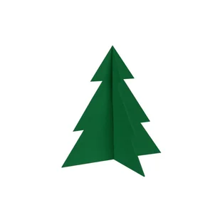 Choinka dekoracyjna 15 cm filc zielona - Ozdoby bożonarodzeniowe - miniaturka - grafika 2