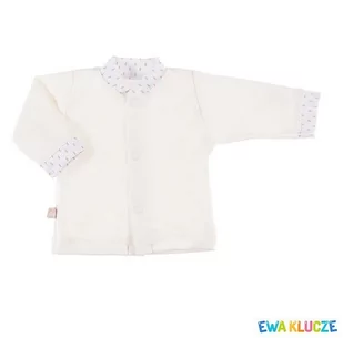 KAFTAN NEWBORN ECRU Ewa Klucze - 50 - Kaftaniki dla niemowląt - miniaturka - grafika 1